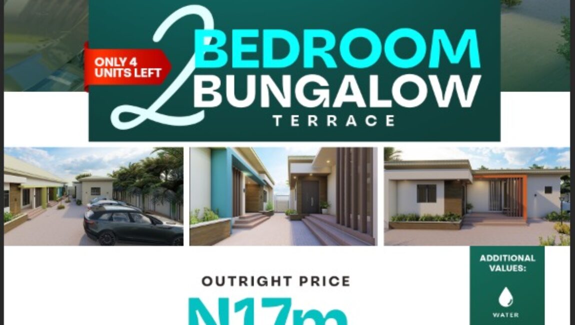 2 BEDROOM TERRACE BUNGALOW IN GWAGWALADA